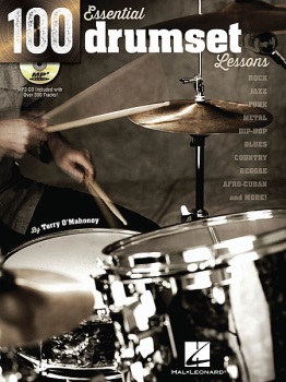 100 Essential Drumset Lessons w/CD