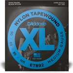 D'addario  D'Addario ETB92 XL Nylon Tapewound Bass Guitar Strings - .050-.105 Medium Long Scale