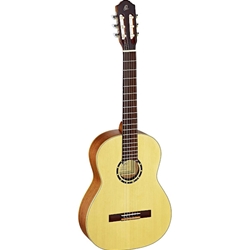 Ortega Family Series R121 4/4 NaturalSatin Spruce Top Guitar W/Bag